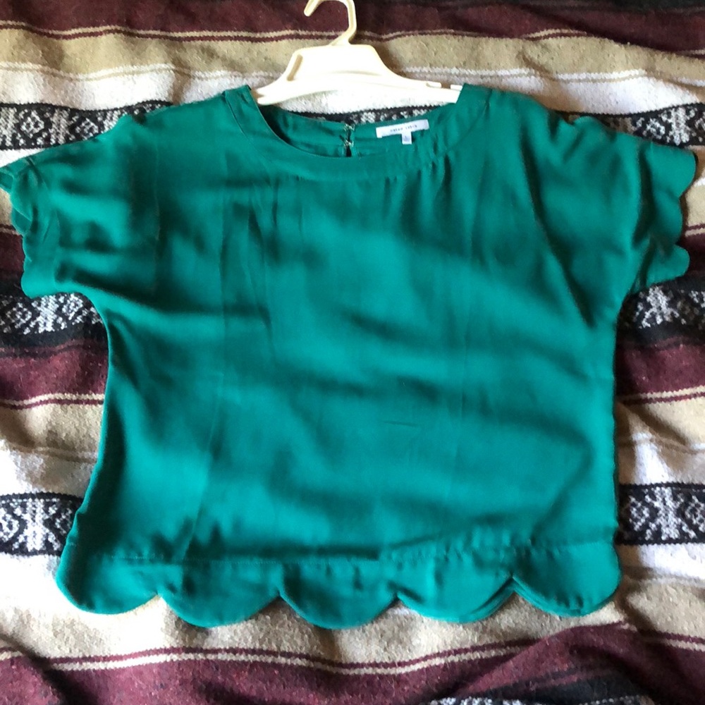 Teal Blouse
